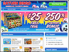 Saturn Bingo Review